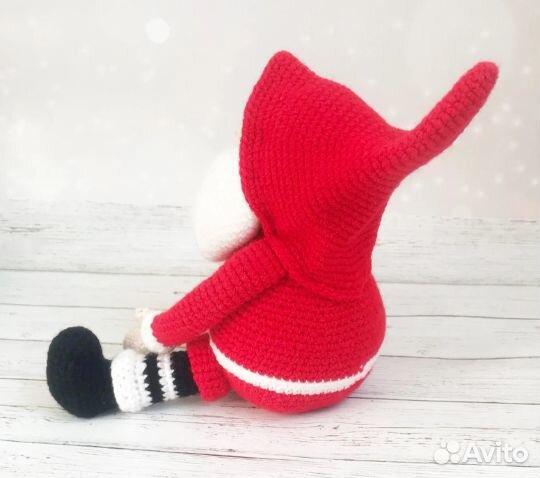 Санта гном - интерьерная игрушка