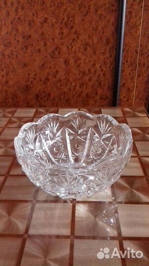 Хрустальная ваза для конфет