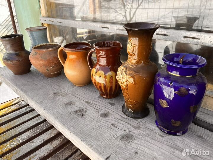 Кувшины, крынки, вазы