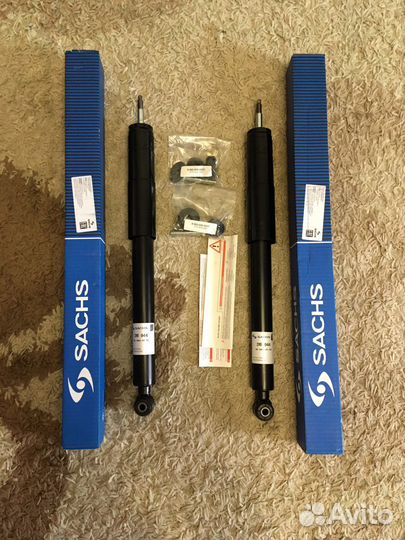 Передние и зад амортизаторы Sachs на MB W124/W201