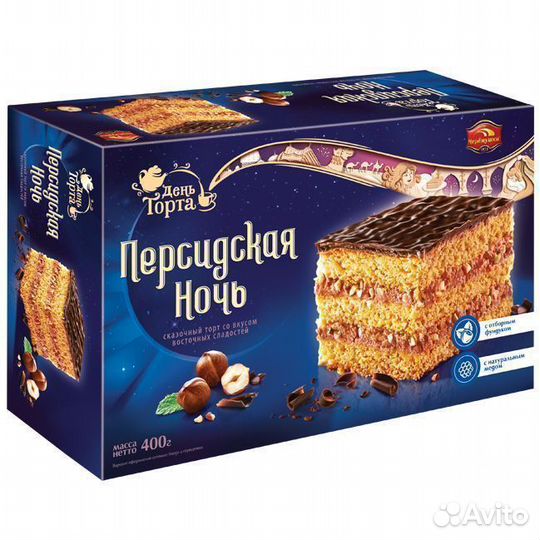 Опт - Торт День торта Персидская ночь 400г