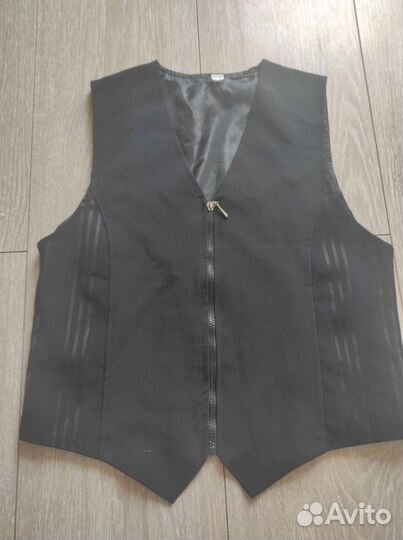 Жилет синий, черный