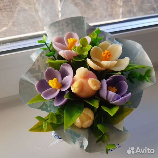Мыло ручной работы букеты