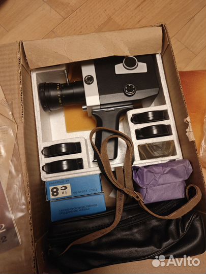 Аппарат киносъемочный Зенит СССР Кварц 1*8С-2