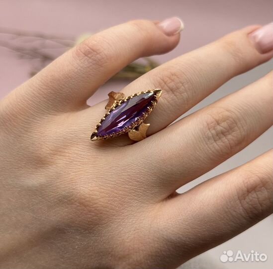 Золотое кольцо 583 СССР маркиза