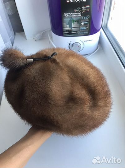 Берет норковый