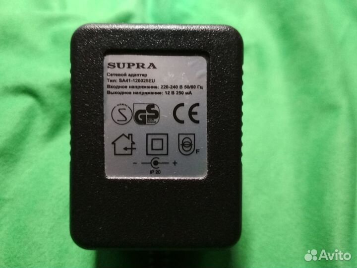 Сетевой адаптер блок питания Supra