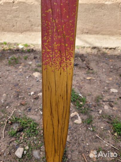Лыжи деревянные с ботинками СССР