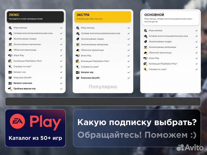 Все лучшие игры подписка PS Extra каталог