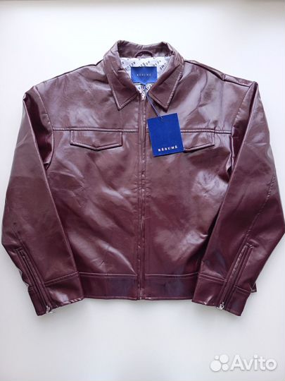 Куртка кожаная женская 46 48 новая Дания