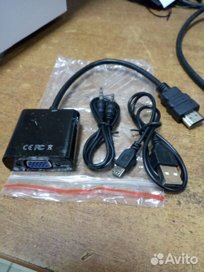 Переходник (адаптер) с hdmi на разъем VGA