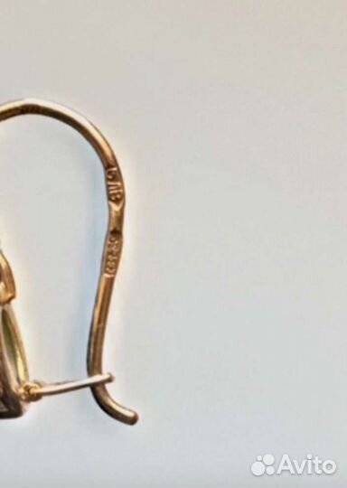Серьги золотые 583 СССР