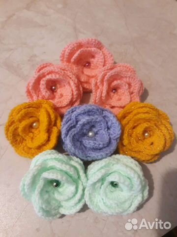 Резиночки для волос Розочки