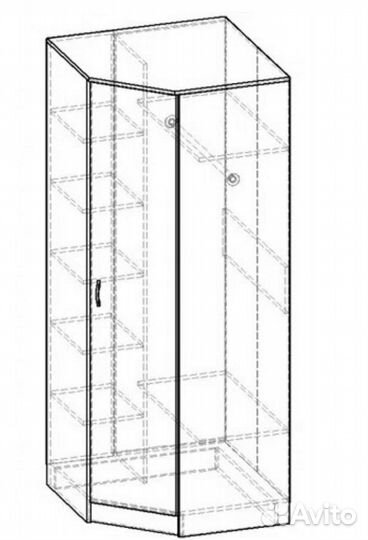 Угловой шкаф новый с фабрики алиса 1
