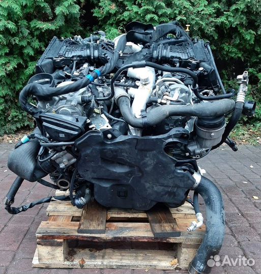 1 Двигатель Мерседес OM 642820 OM642826 блютек