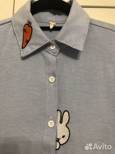 Рубашка с зайчиком для девушки