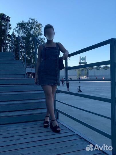 Джинсовый сарафан