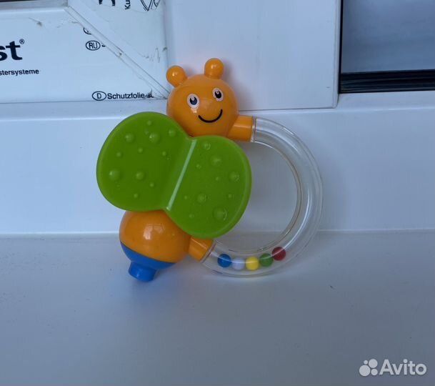 Грызунок погремушка свистулька 3 в 1