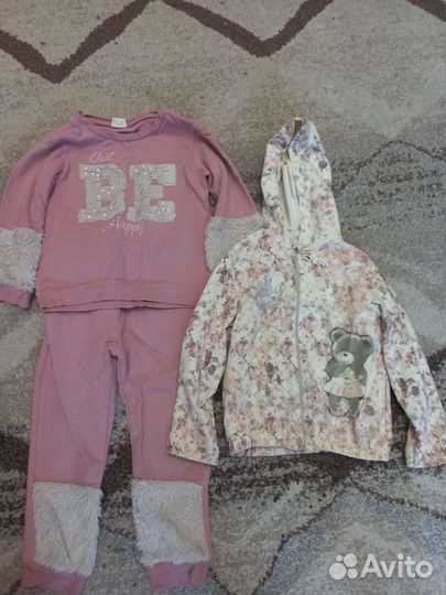 Вещи пакетом на девочку на 3-4 года