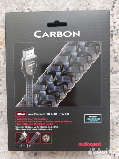 Кабель Audioquest Carbon Hdmi 1.5м