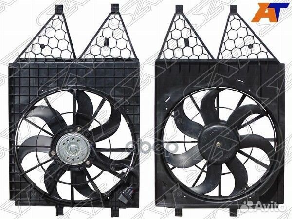 Диффузор радиатора VW polo 10- stvwp6201A0 Sat