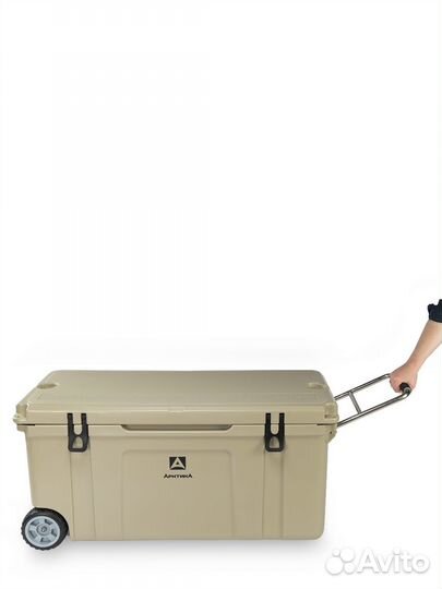 Изотермический контейнер Арктика, 120 л бежевый