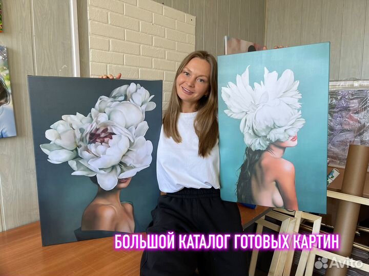 Печать на холсте Москва