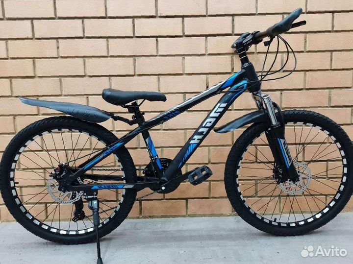 Подростковый велосипед с дисковыми тормозами