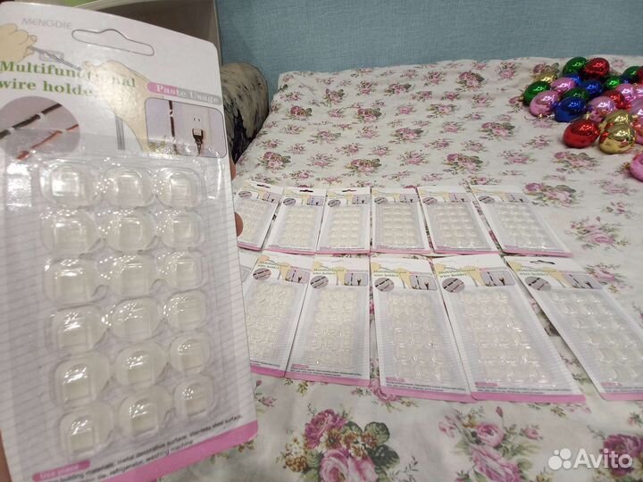 Держатели для гирлянд и проводов, самоклеящиеся