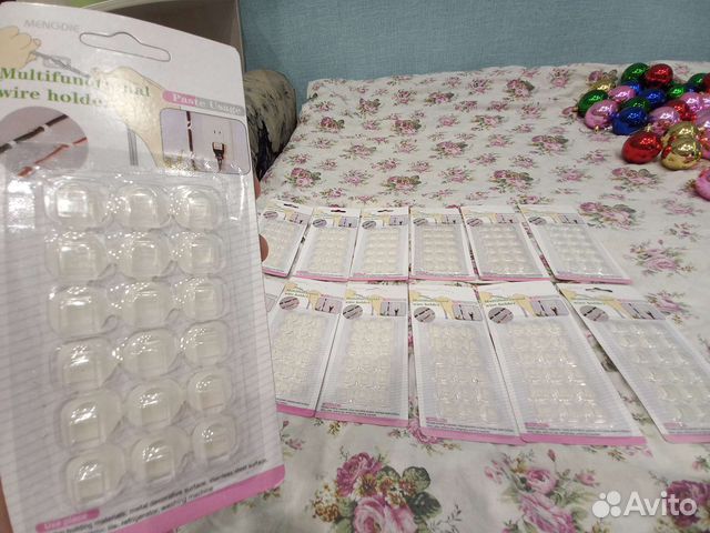 Держатели для гирлянд и проводов, самоклеящиеся