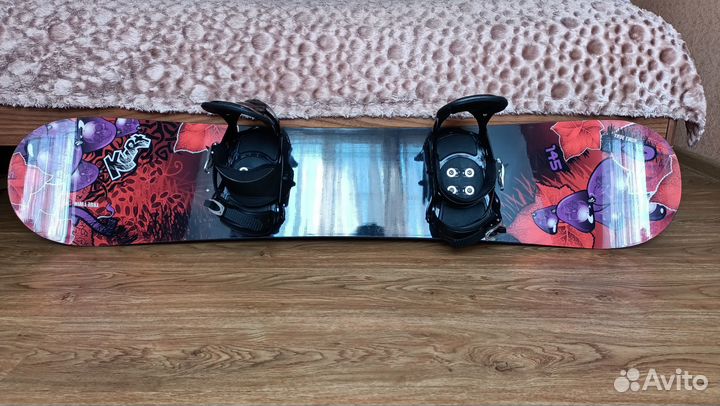 Сноуборд Black Fire+ крепления+ Ботинки Elan