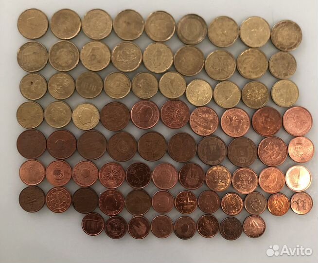 Монеты евро и евроценты