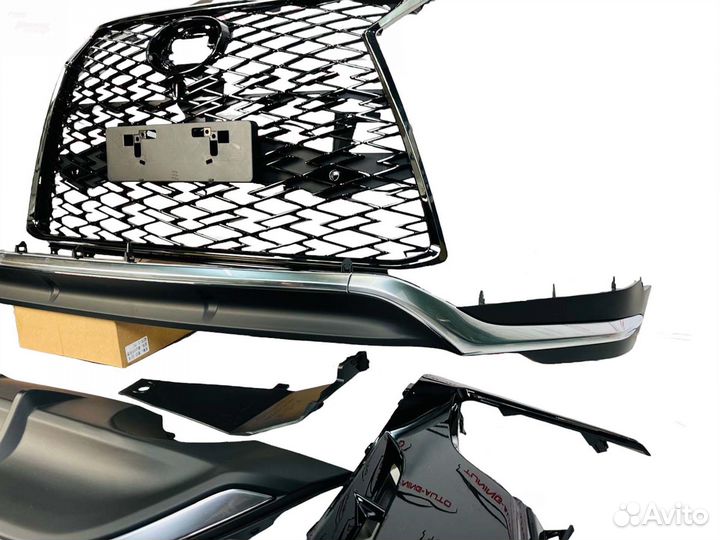 Обвес (с решеткой ) Lexus LX600 LX500d U6359