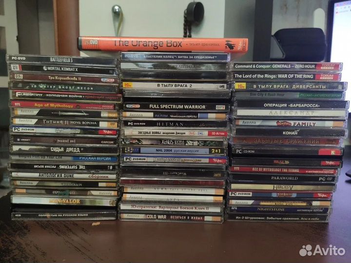 Компьютерные игры на CD и DVD лицензии