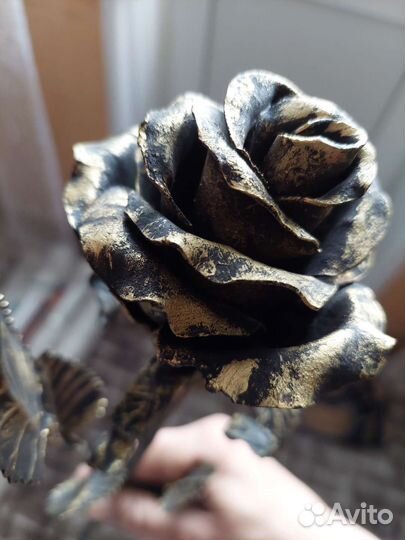 Роза кованная, ручная работа