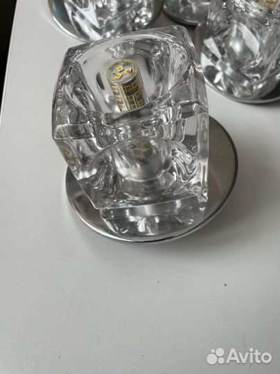 Светильники потолочные встраеваемые 5 шт