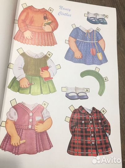 Бумажная кукла ретро