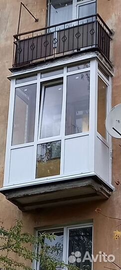 Остекление балконов пвх