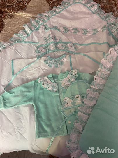 Комплект на выписку конверт одеяло