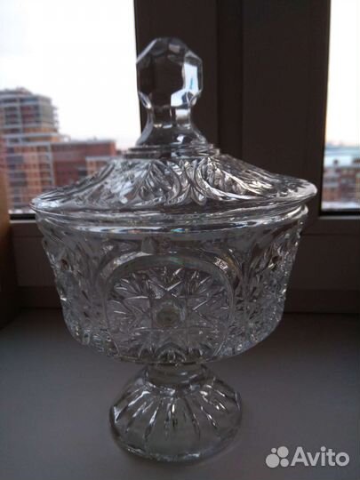 Ваза хрустальная большая СССР