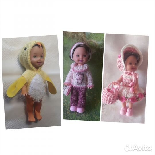Кукла Келли оригинал три набора одежды и обувь