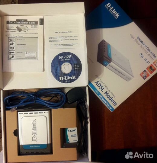 Adsl модем D-Link DSL-300T
