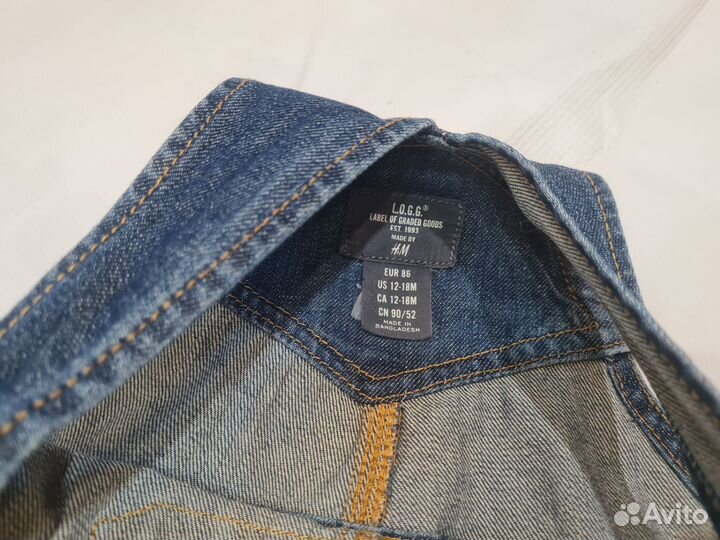 Джинсовый комбинезон нм,86 р