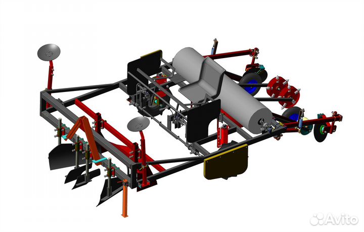 Пленкоукладчик / Грядообразователь ЛидаТехмаш УПТ-1, 2024