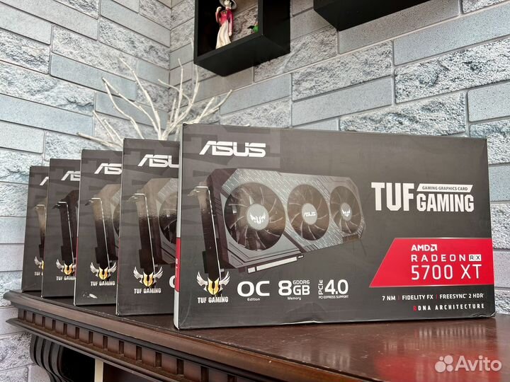 Видеокарта Rx 5700 XT 8GB Asus TUF Gaming/Пломба