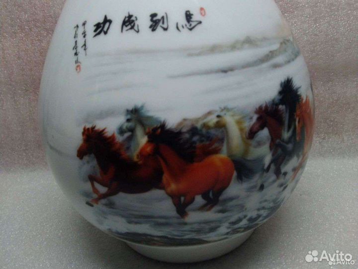 Ваза фарфоровая Винтаж Китай