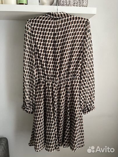 Шифоновое платье 46