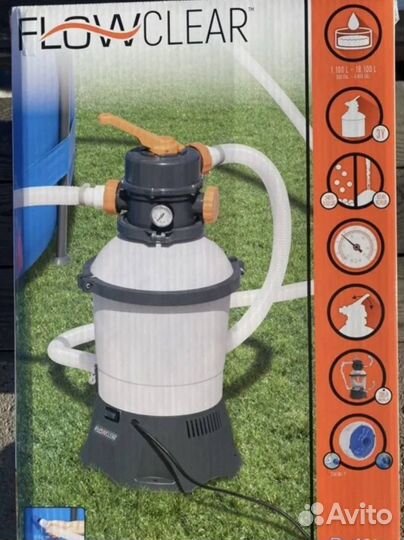 Фильтр-насос песочный для бассейнов 3028л/ч