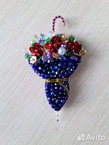 Броши из бисера