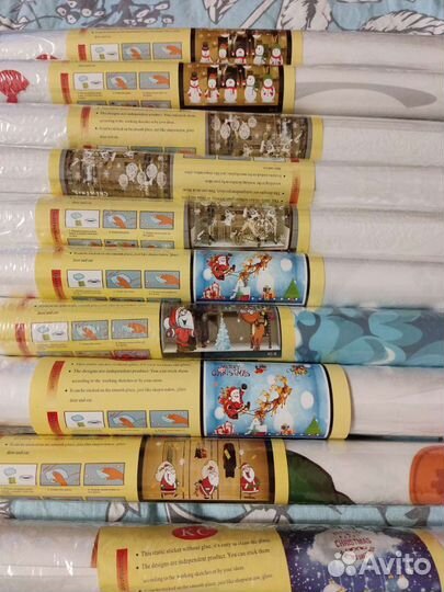 Новогодние наклейки